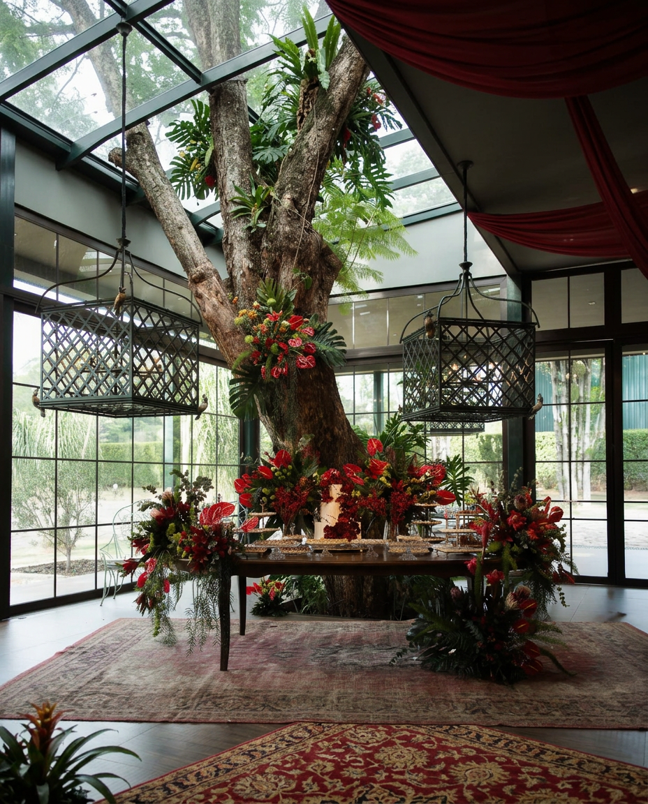 Mesa de doces casamento Malu e Leonardo Villa Eventos por Lebbeke
