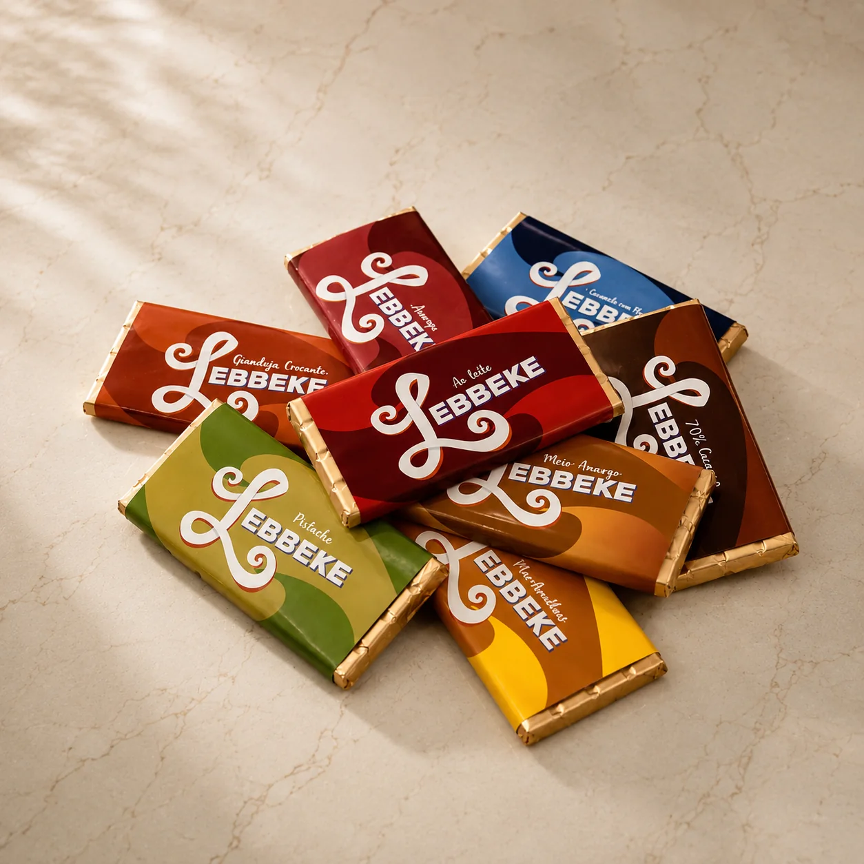 Barras de Chocolate — chocolates artesanais da Lebbeke Chocolaterie