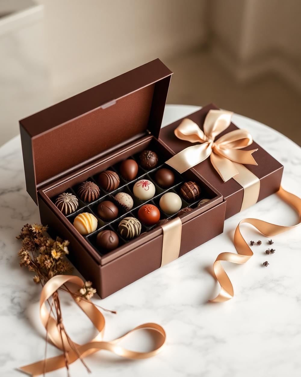 Caixa de chocolate personalizada da Lebbeke